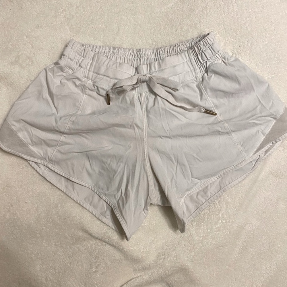 lululemon athletica Light Beige Athletic Shorts